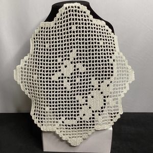 Ivory Hand Crochet Doily